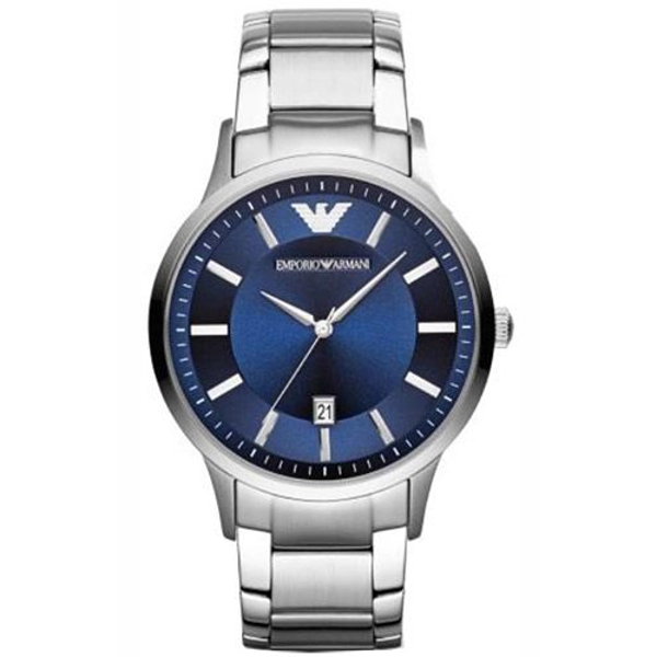 Emporio Armani AR2477 Renato Blue Dial Stainless Steel