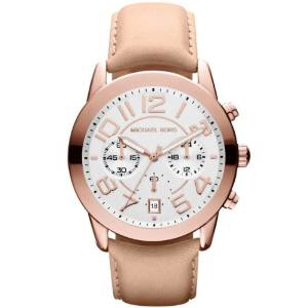 Michael Kors Mercer Chronograph White Ladies Watch MK2283