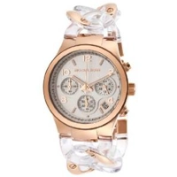 Michael Kors Runway Twist White Dial Acetate T..