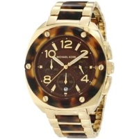 Michael Kors Acetate and Stainless Steel Brown..