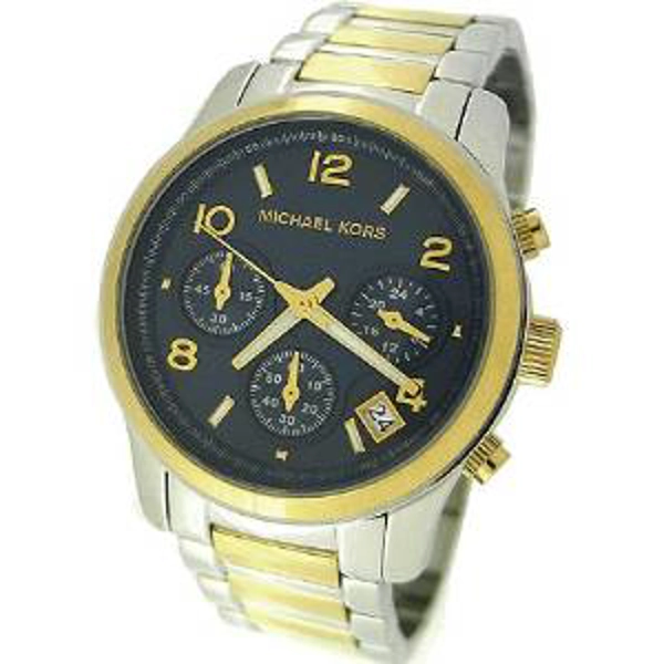 Michael Kors Runway Two Tone Mid Size Men's Watch - MK5751