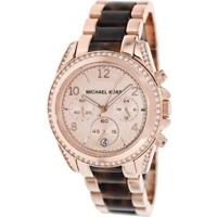 Michael Kors Blair Rose Dial Rose Gold-tone La..