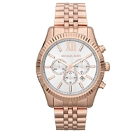Michael Kors MK8313 Mens Rose Gold Lexington W..
