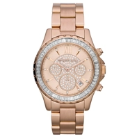 Michael Kors MK5811 Rose Gold Crystal Chronogr..
