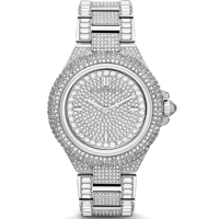 Michael Kors MK5869 Ladies Silver Camille Glit..
