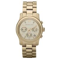Michael Kors MK5055 Ladies Gold Chronograph Wa..
