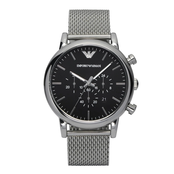 Emporio Armani AR1808 Stainless Steel Black Mens Watch