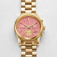 Michael Kors MK6161 Chronograph Dial Gold Tone..