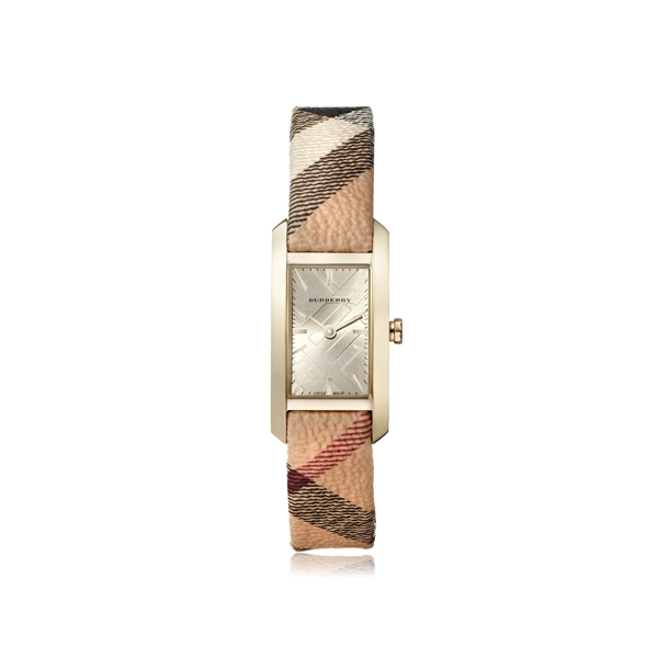 Burberry BU9509 Pioneer Gold Dial Gold Ion-plated Ladies Watch