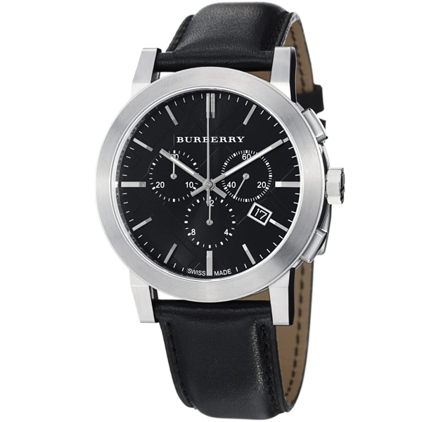 Burberry BU9356 Stainless Steel Leather Anti-Reflective Men's Watch