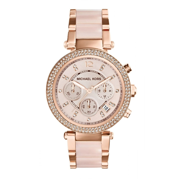 Michael Kors MK5896 Gold Steel Bracelet & Case Mineral Women's Watch