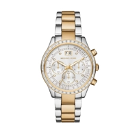 Michael Kors MK6188 Silver Dial Two-Tone Ladie..