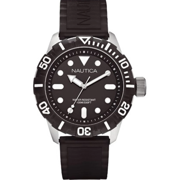 Nautica A09600G Unisex NSR 100 Black Watches