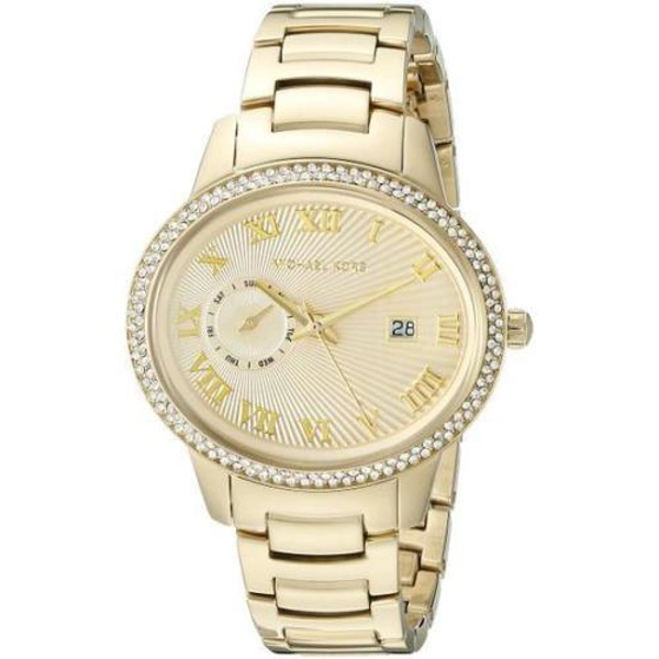 Michael Kors MK6227 Women's Gold Tone Steel Bracelet Analog Watch