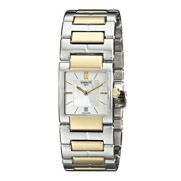 Tissot T0903102211100 White Dial Stainless Steel Strap Quartz Simple Watch For Women