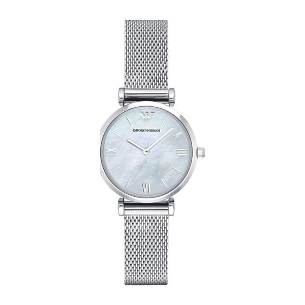 Emporio Armani AR1955 Ladies Silver Steel Bracelet Watch