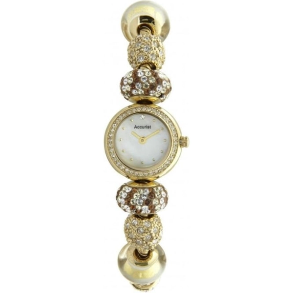 Accuirst Charmed Ladies Gold Bracelet Watch LB1409
