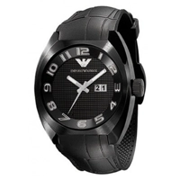 Emporio Armani AR5844 Mens Black Sports Design..