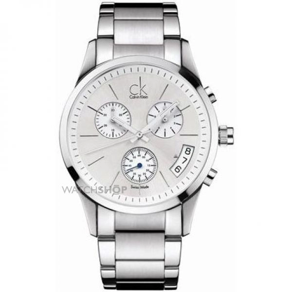 Calvin Klein K2247120 CK Bold Silver Chronograph Watch