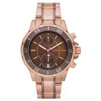 Michael Kors Chronograph Two Tone Dial Women's..