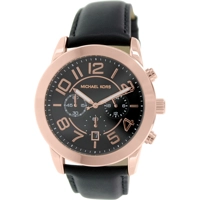 Michael Kors Mercer Large Chronograph Leather ..