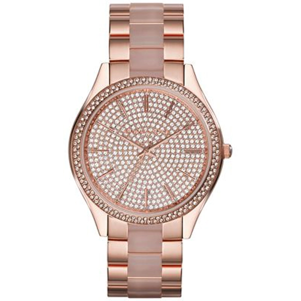 Michael Kors MK4288 Slim Runway Blush Acetate Link Bracelet Watch