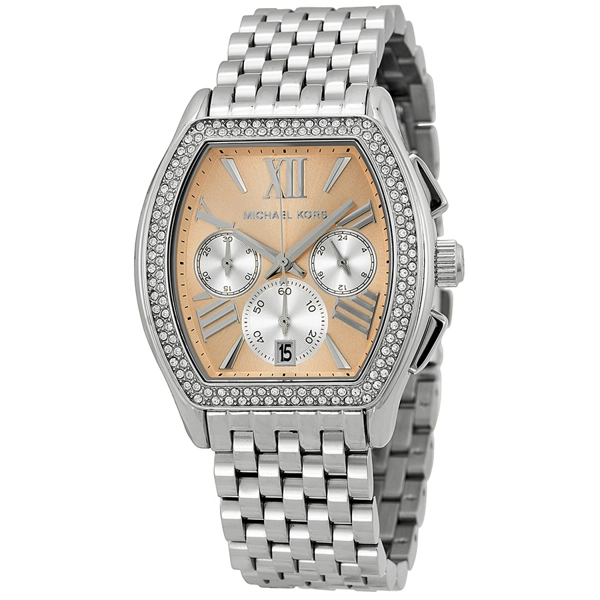 Michael Kors MK5897 Amherst Women's Chronograph Watch, Silver