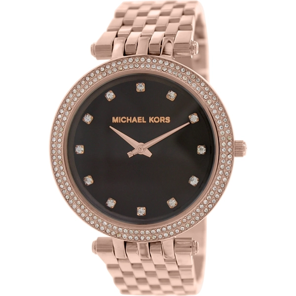 Michael Kors Women's Darci Rose Gold Glitz Bracelet Watch MK3217