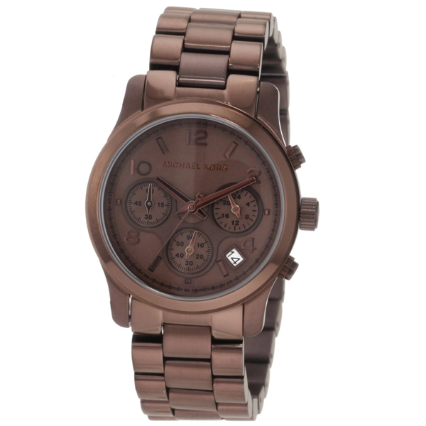 Michael Kors Women's MK5492 Brown Tone Stainless Steel Quartz Watch