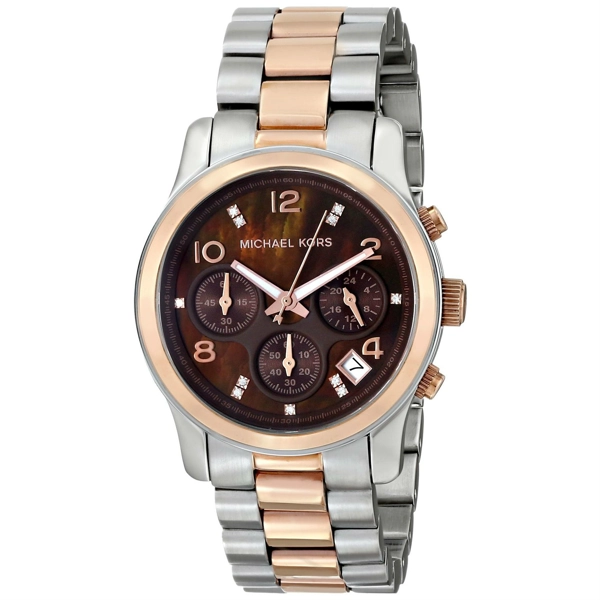 Michael Kors Women's MK5495 Runway Two Tone Chronograph Watch
