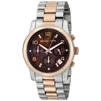 Michael Kors Women's MK5495 Runway Two Tone Ch..