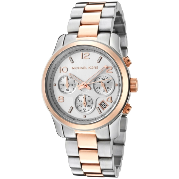 Michael Kors Women's Runway Two Tone Chronograph Watch MK5315
