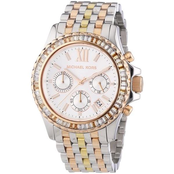 Michael Kors Womens Trilogy Everest Chronograph Glitz Watch MK5876