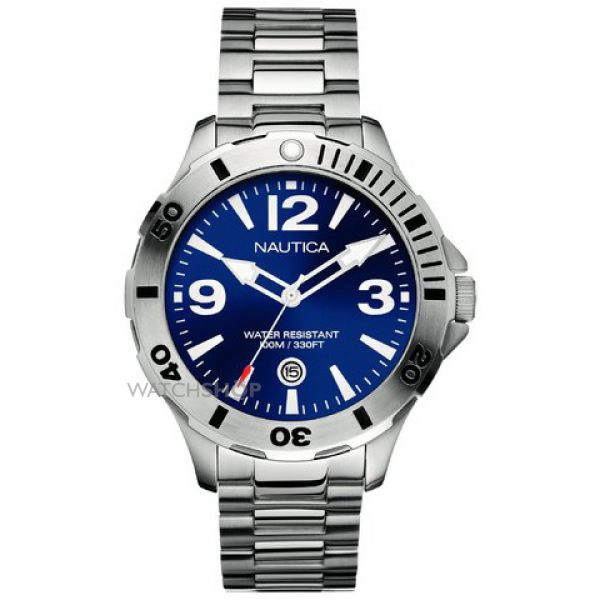 Nautica A14545G Stainless Steel Bracelet Men's Watch