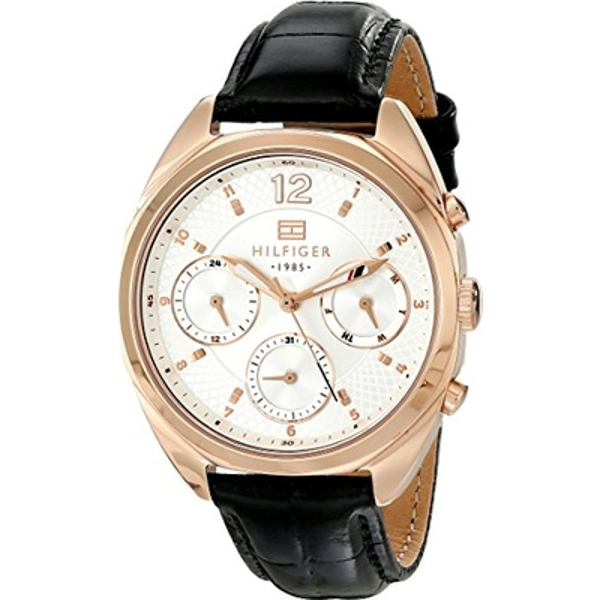 Tommy Hilfiger Women's 1781484 Analog Display Quartz Black Watch