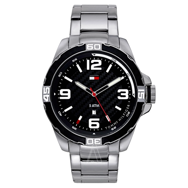 Tommy Hilfiger Men's 1791092 Analog Display Quartz Silver Watch