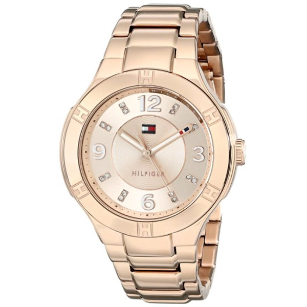 Tommy Hilfiger Women's 1781445 Analog Display Quartz Rose Gold Watch