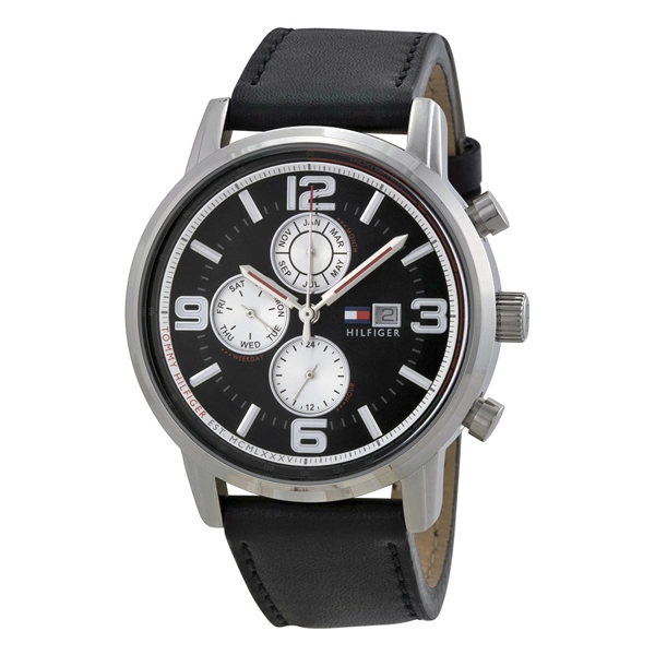 Tommy Hilfiger 1710335 Mens Black Gabe Chronograph Watch