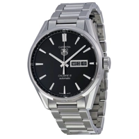 Tag Heuer Carrera Automatic Black Dial Stainle..