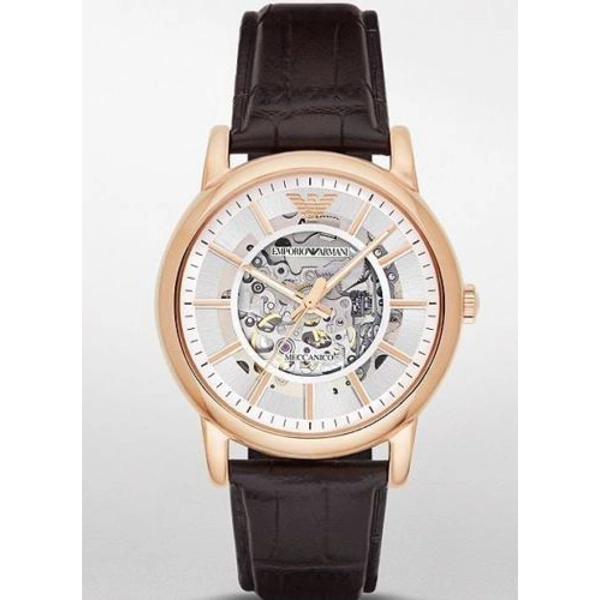 Emporio armani deals mechanical watch