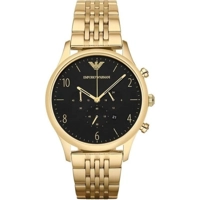 Armani AR1893 Mens Beta Gold Plated Link brace..