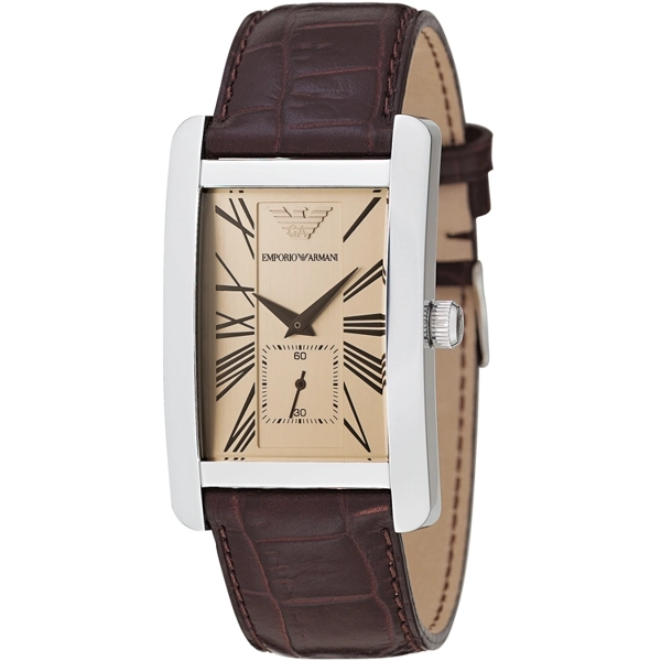 Emporio Armani AR0155 - Ladies Classic Leather Strap Designer Watch