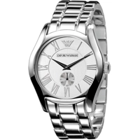 Emporio Armani AR0647 Mens Stainless Steel Sil..