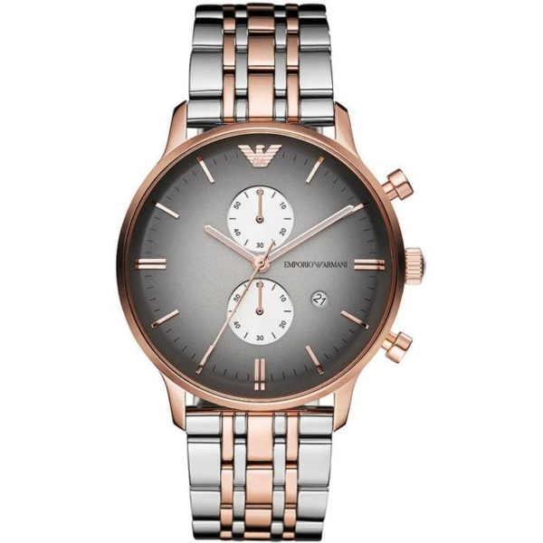Emporio Armani AR1721 Rose Gold-Tone Stainless Steel Mens Watch