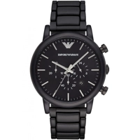 Emporio Armani AR1895 Mens Black Ion Plated Wa..