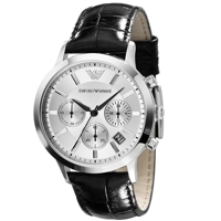 Armani ar2432 Mens Classic Chronograph Leather..