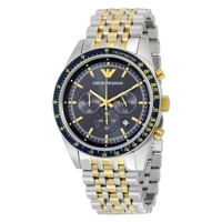 Armani AR6088 Mens Tazio Two Tone Steel Bracel..