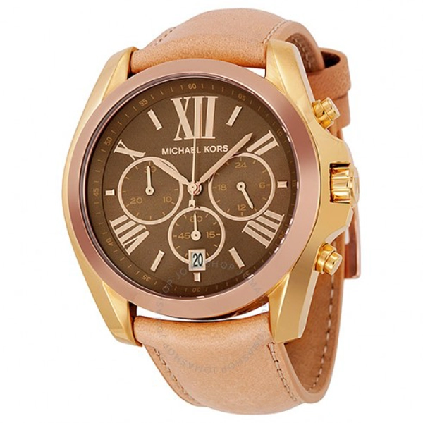 Michael Kors Jet Set Sport Chronograph Brown Dial Ladies Watch MK5630