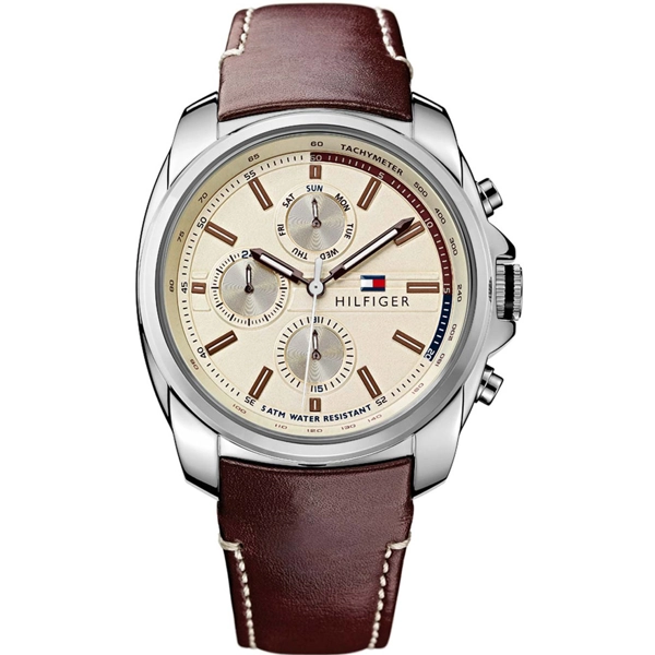 Tommy Hilfiger Men's 1791079 Analog Display Quartz Brown Watch