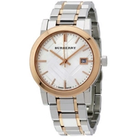 Burberry Women's BU9105 Large Two Tone Stainle..